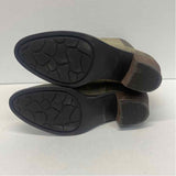 Vionic Shantelle Size 7 Women's Olive Green Solid Zip Up Booties