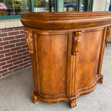Brown Wood Bar Table
