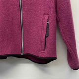 Woolrich Women's Size M Purple Solid Zip Mock Neck Jacket