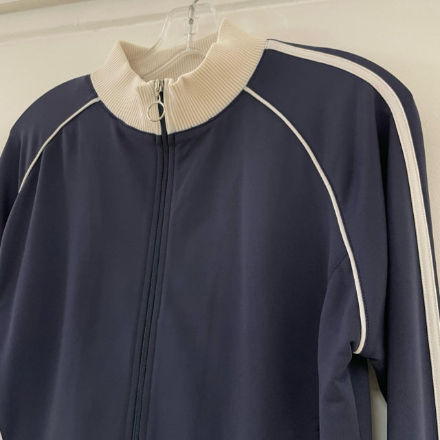Tail Size S Women's Navy-White Color Block Jacket Activewear Top