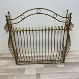 Gold Wrought Iron Fireplace Screen