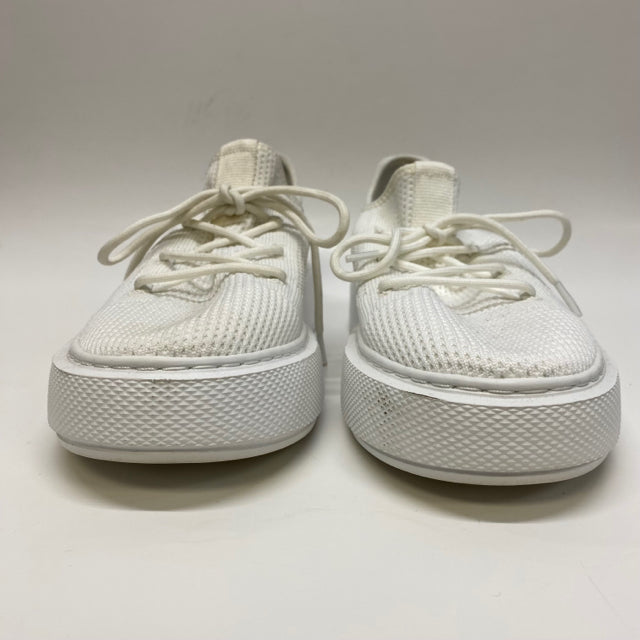 J Sliders Size 7.5 Women's White Cut Out Platform Sneakers Damien