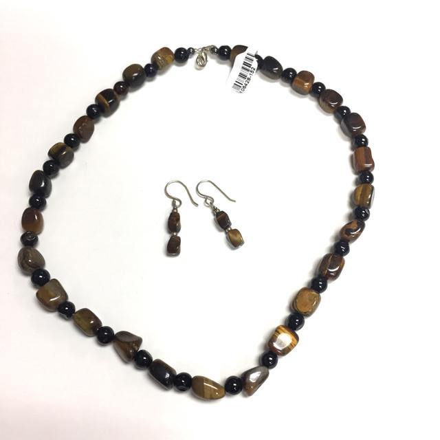 Brown Tiger's Eye Necklace - Treasures Upscale Consignment