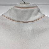 Eddie Bauer Women's Size 2x White Solid Zip Mock Neck Activewear Top