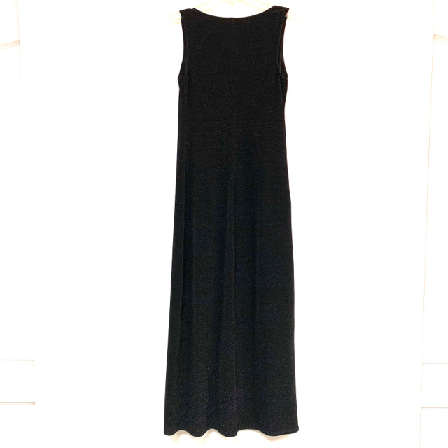 Jalate Size XS Black Shimmer Maxi-Sleeveless Dress