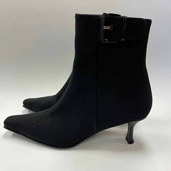Stuart Weitzman Women's Size 8 Black Solid Heel Booties