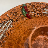 Milagro Original Terracotta- Mult Clay Pottery Chips & Dip Bowl