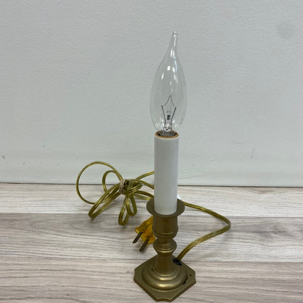 Brass Candlestick Lamp