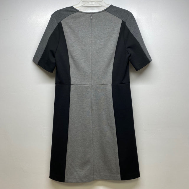 Ann Taylor Loft Size 8-M Women's Gray-Black Color Block Short Sleeve Dress  – Treasures Upscale Consignment