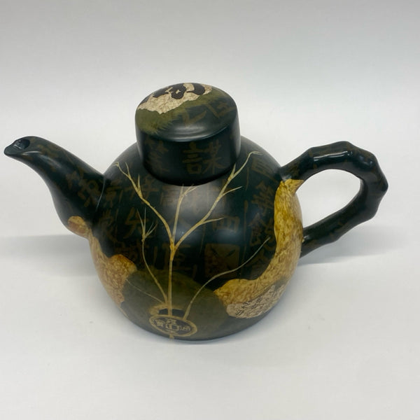 Green-Multi Ceramic Tea Pot
