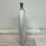 White-Green Ceramic Vase