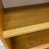 Oak Bookcase - Adjustable Shelves