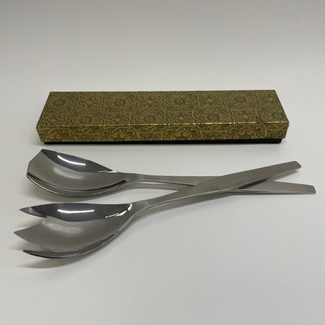 Silver Stainless Steel Salad Server