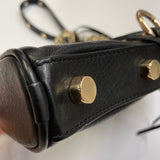 Rebecca Minkoff Black Solid Leather Handbag