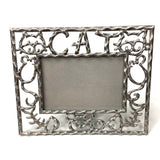 Silver Metal Picture Frame - Cat/Fish/MouseTheme