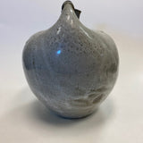 Gray Signed  Pottery Vase