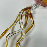 Artful Home Hand Blown Glass Ornament Sea Nettle