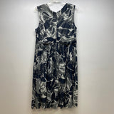 Coldwater Creek Size XL-18 Women's Black-Multi Pattern Sleeveless Dress