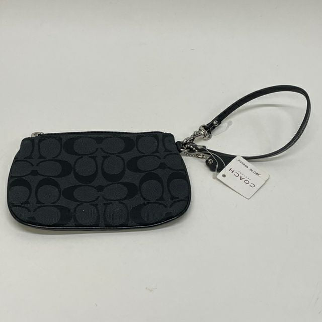 Genuine Black Leather Coach Wristlet Wallet Bag Credit Card Coin Purse -  clothing & accessories - by owner - apparel...