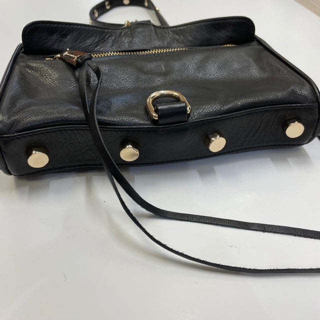 Rebecca Minkoff Black Solid Leather Handbag