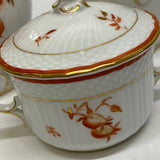 Royal Copenhagen White-Coral Fine China Tea Set