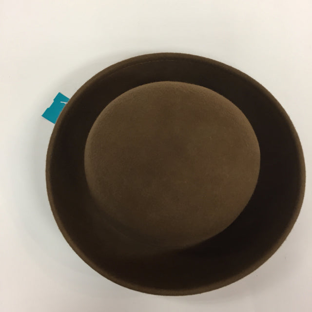 Brown Felt Solid Hat