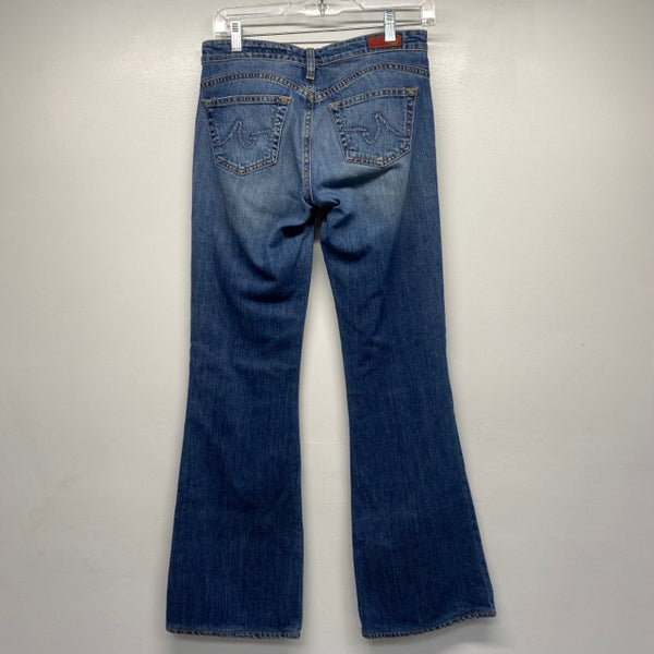 Adriano Goldschmied Size 27 (2-4) Women's Blue Washed Wide Leg Jeans