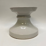 Pottery Barn Cream Ceramic Pillar Candleholder(s)