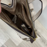 Aldo Beige Faux Leather Pebbled Backpack Handbag
