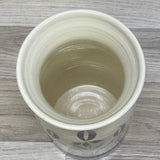 Handmade Beige-Multi Round Ceramic Pottery Vase