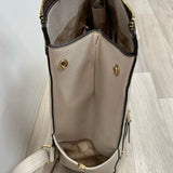 Aldo Beige Faux Leather Pebbled Backpack Handbag