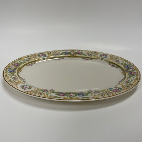 Old Ivory Beige-Multi China Platter