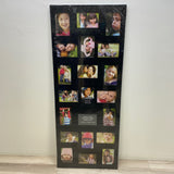 Black Wall Hanging Multi Opening  Picture Frame