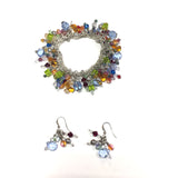 Multi-Color Crystal  Earrings