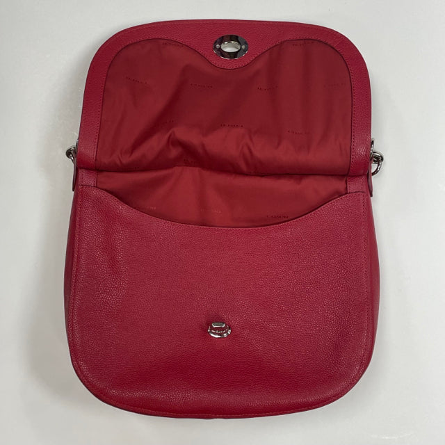 Coach Red Leather Top Handle Bag | Medium Size, Zip Closure - Rock It!  Resell - Family Consignment