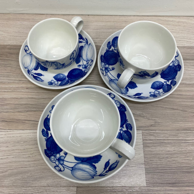 Stoke on Trent 菓器 Portmeirion Stoke on trent white blue Pottery Tea Set – Treasures