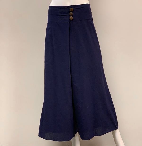 Pants faux skirt 3 buttons waist