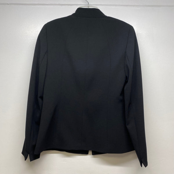 Kasper Women's Size 4-S Black Solid Zip Up Jacket