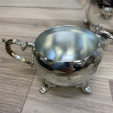 International Silver 4-Piece Round Silver-Plated Tea Set