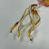 Artful Home Hand Blown Glass Ornament Sea Nettle