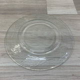 Set of 8 Clear Round Glass Dishes and Wine Glasses