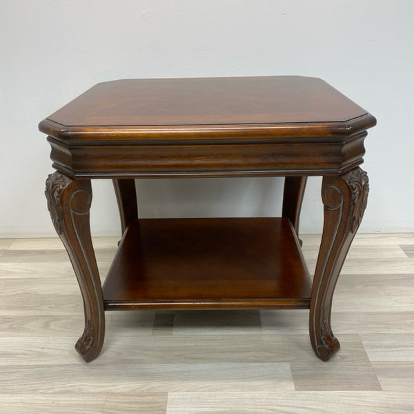 Brown Wood Side Table