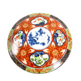 Red-Multi Round Porcelain Box