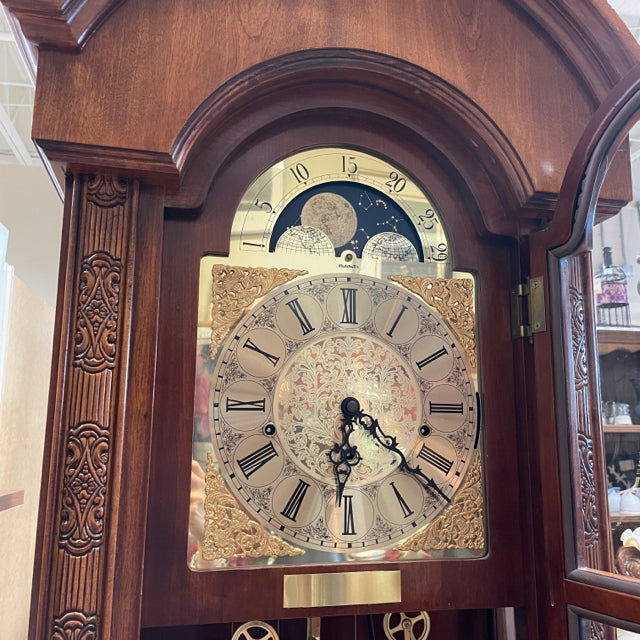 Baldwin Brown Wood Grandfather Clock