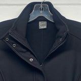 Dolcezza Women's Size S Black Solid Zip Up Jacket