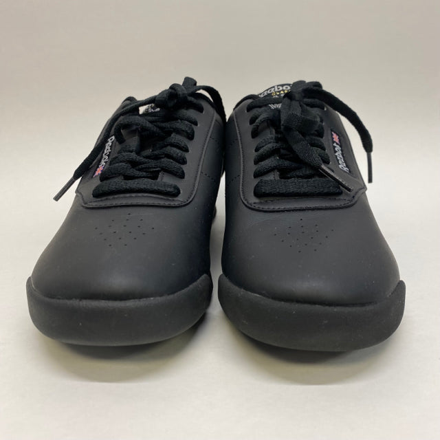 Reebok Size 10 Women's Black Solid Sneakers Shoes