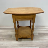 Light brown Wood Tobey Furniture Company Side Table