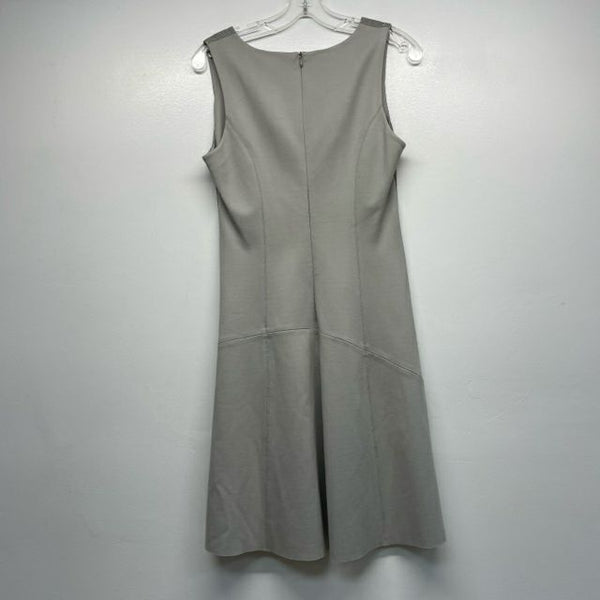 My Tribe Size S Women's Light Gray Cut Out Fit And Flare Dress