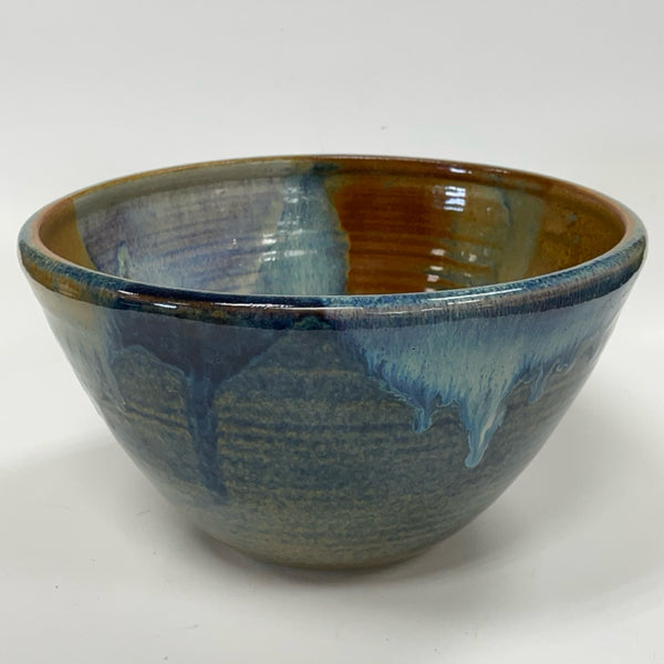 Handmade Brown-Multi Pottery Bowl