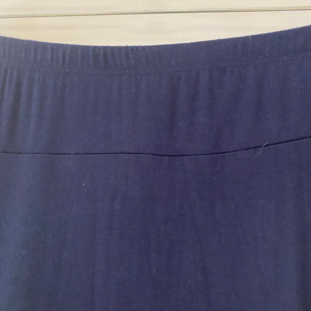 Karen Kane Size XS-2 Women's Navy Solid Maxi Skirt